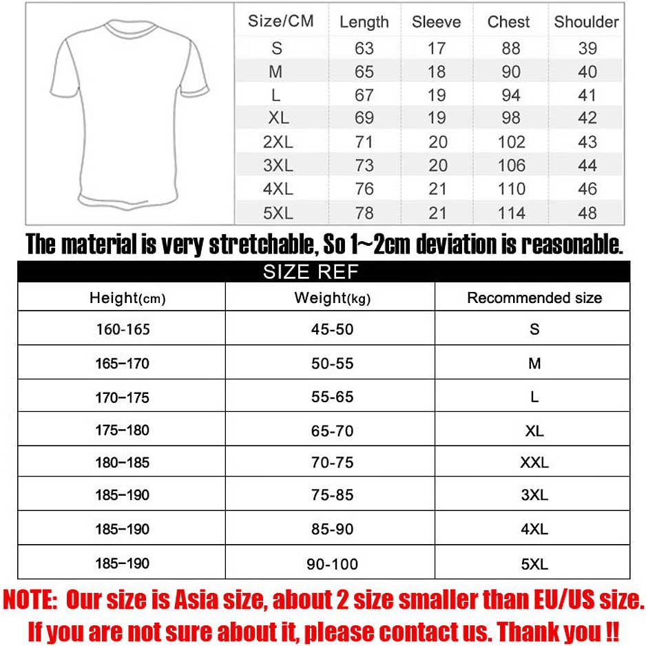 Maikong Black Color Men Compression Short Sleeve Crew neck Fitness Tight T Shirts Tops Men's Summer tee shirt Big yards 3XL